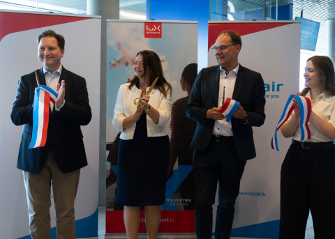 03 July 2026 - Luxair Inaugural Flight EDI-9 ©Luxair
