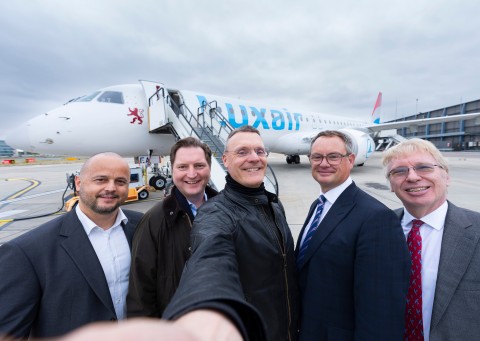 E195-E2 in LCY ©Luxair