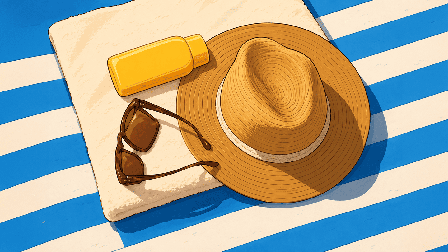 before and during sun exposure