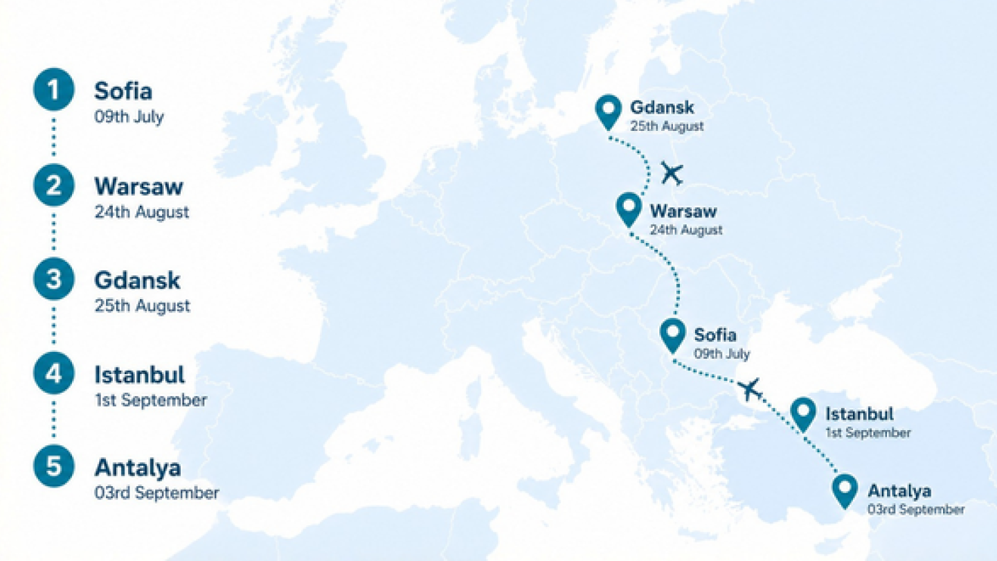 Job days map