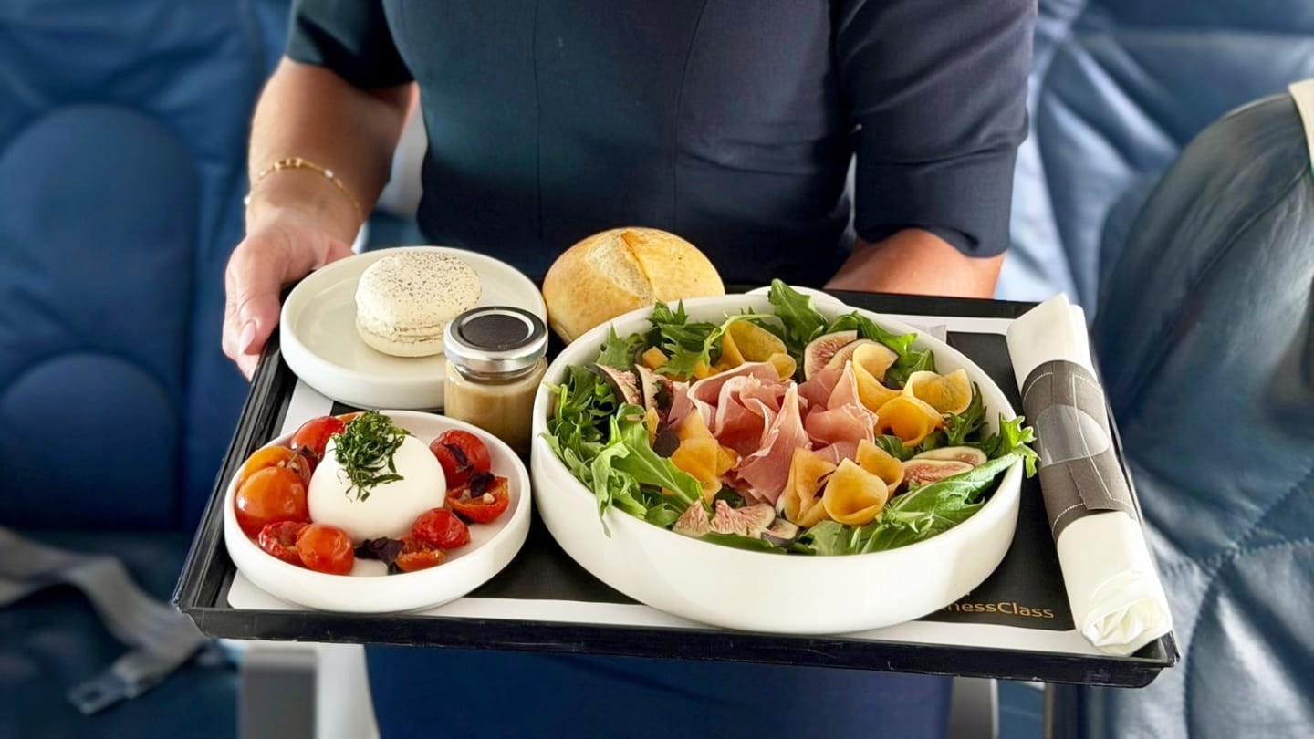 business class menu
